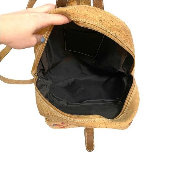 Carpel Eco friendly Vegan Floral Cork Backpack‎ Sustainable Hippie Boho main image 4